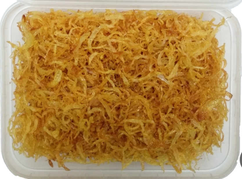 پیاز داغ خلالی سرخ شده (در بسته بندی نیم کیلویی) - Thumbnail 1